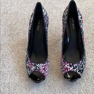 Nine West Heels multi-color